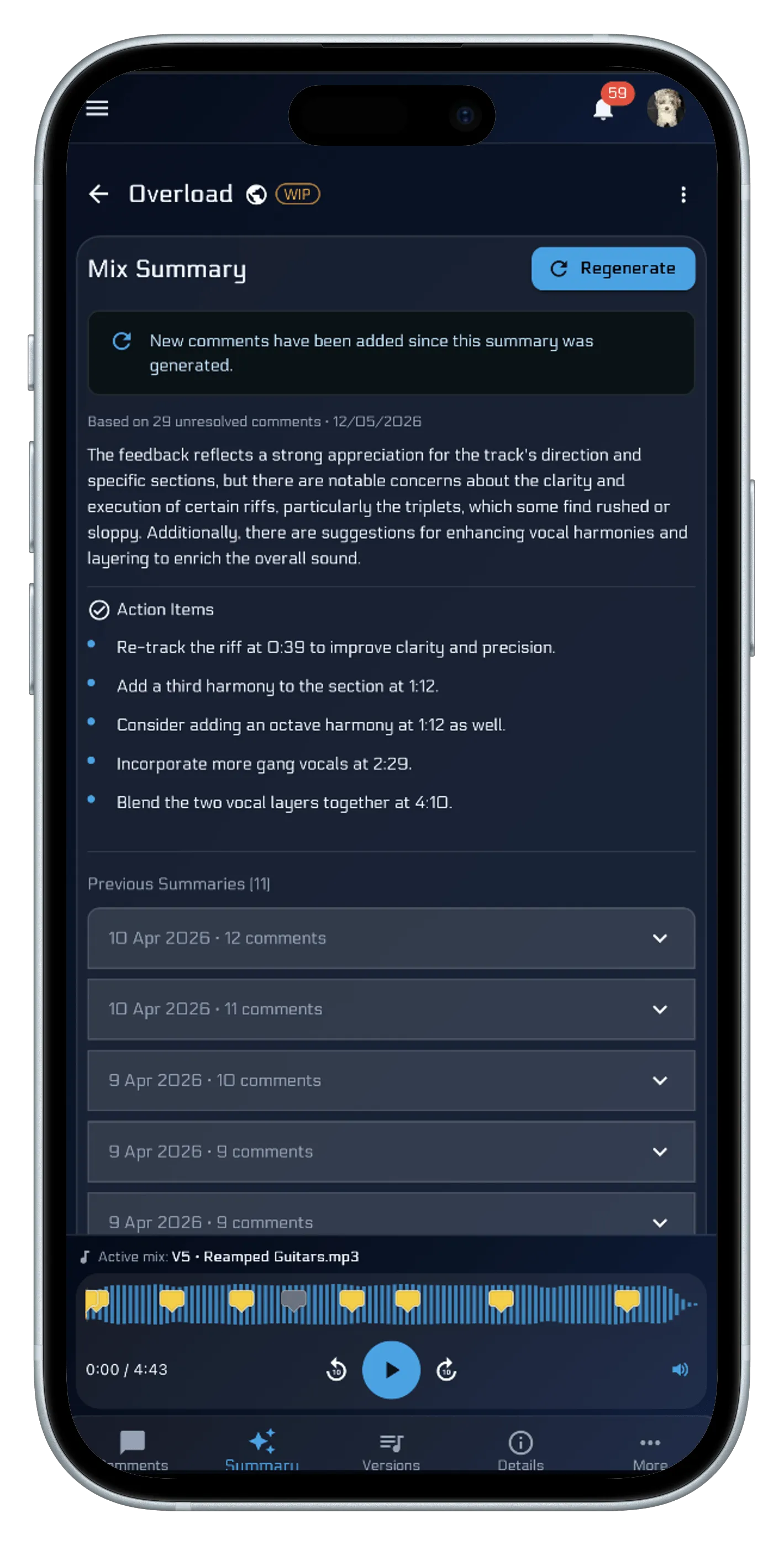 Cut through the noise. Know what needs to change. on mobile