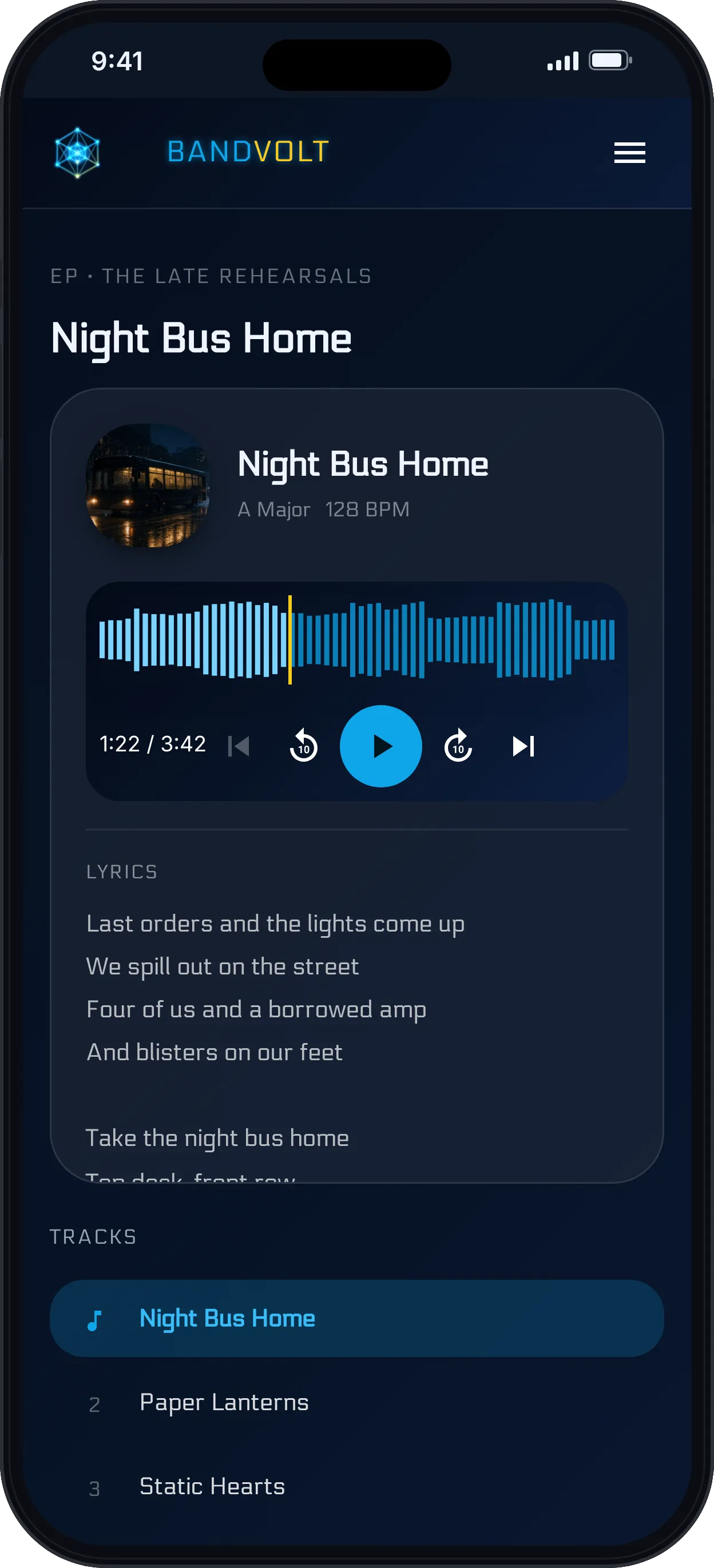 A public share page opened on a phone