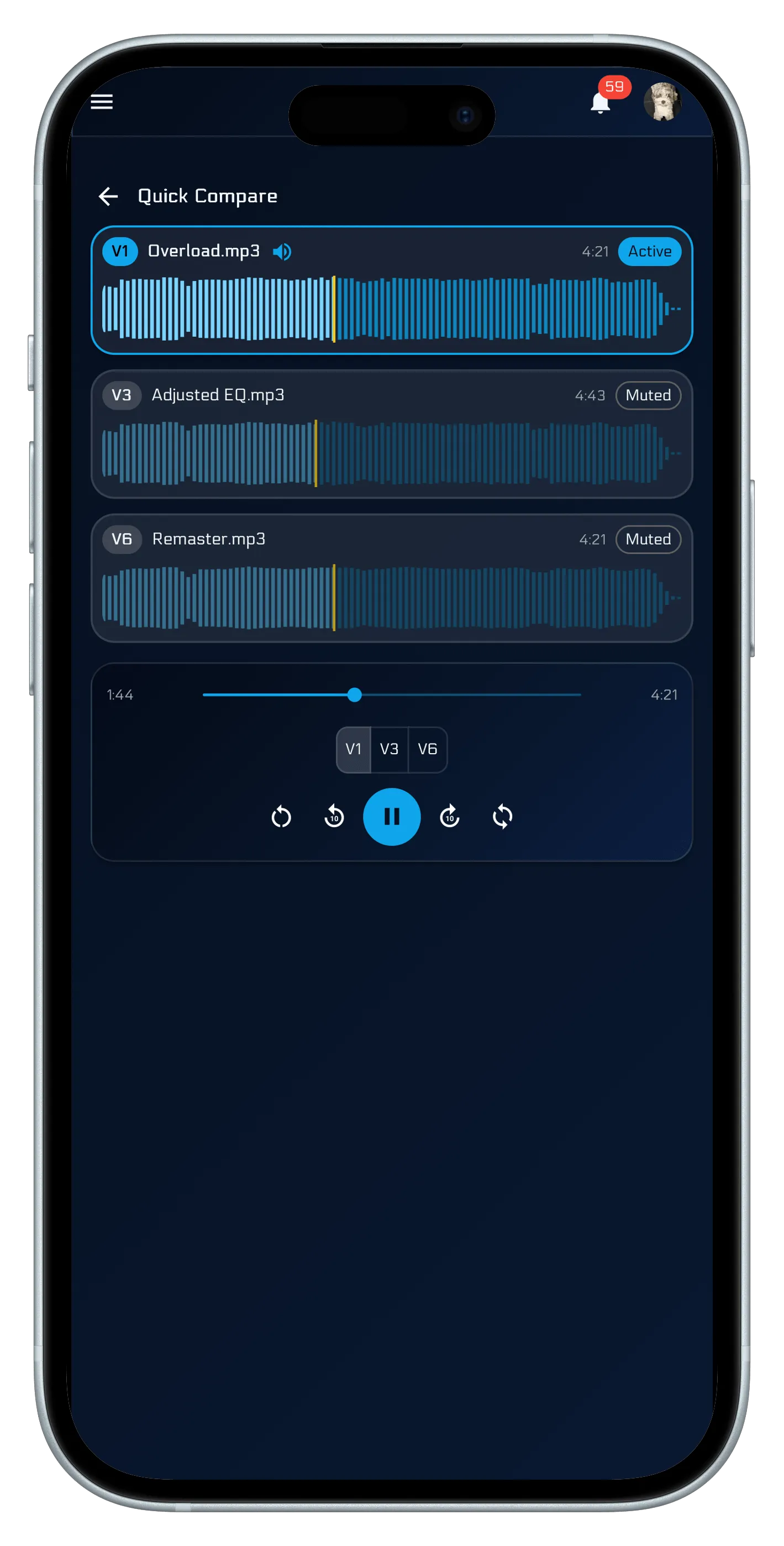 Hear the difference. Make the call. on mobile